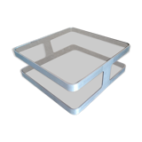 Table basse design année 70