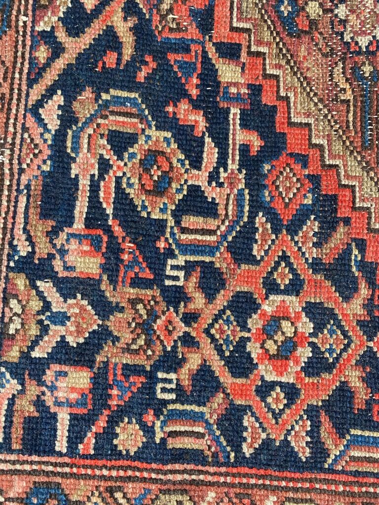 Old Persian carpet Malayer fine 120x190 cm