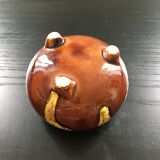 Empty burnt tripod pocket