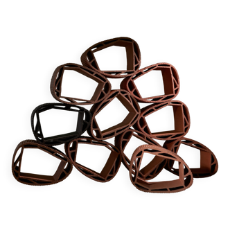 Fossile S Stackable Ceramic Shelving Unit, Roche Bobois, 2009