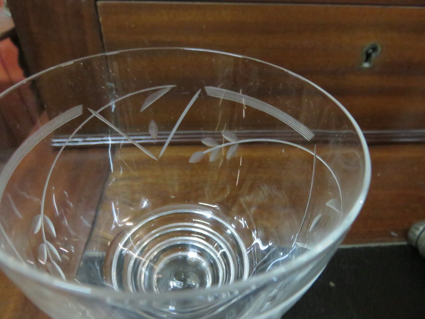 Suite of 12 Art Deco Crystal glasses