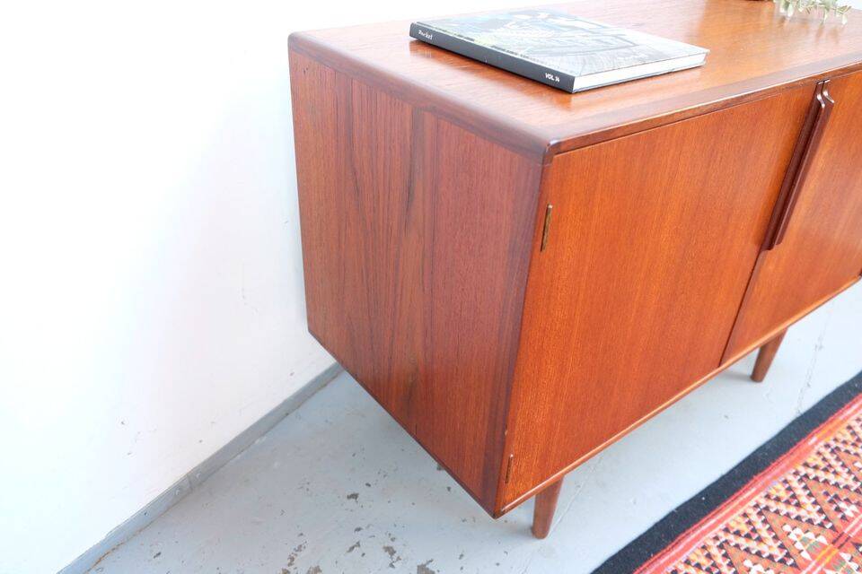 Vintage retro 1960s ASKO commode in teak, mid-century style.