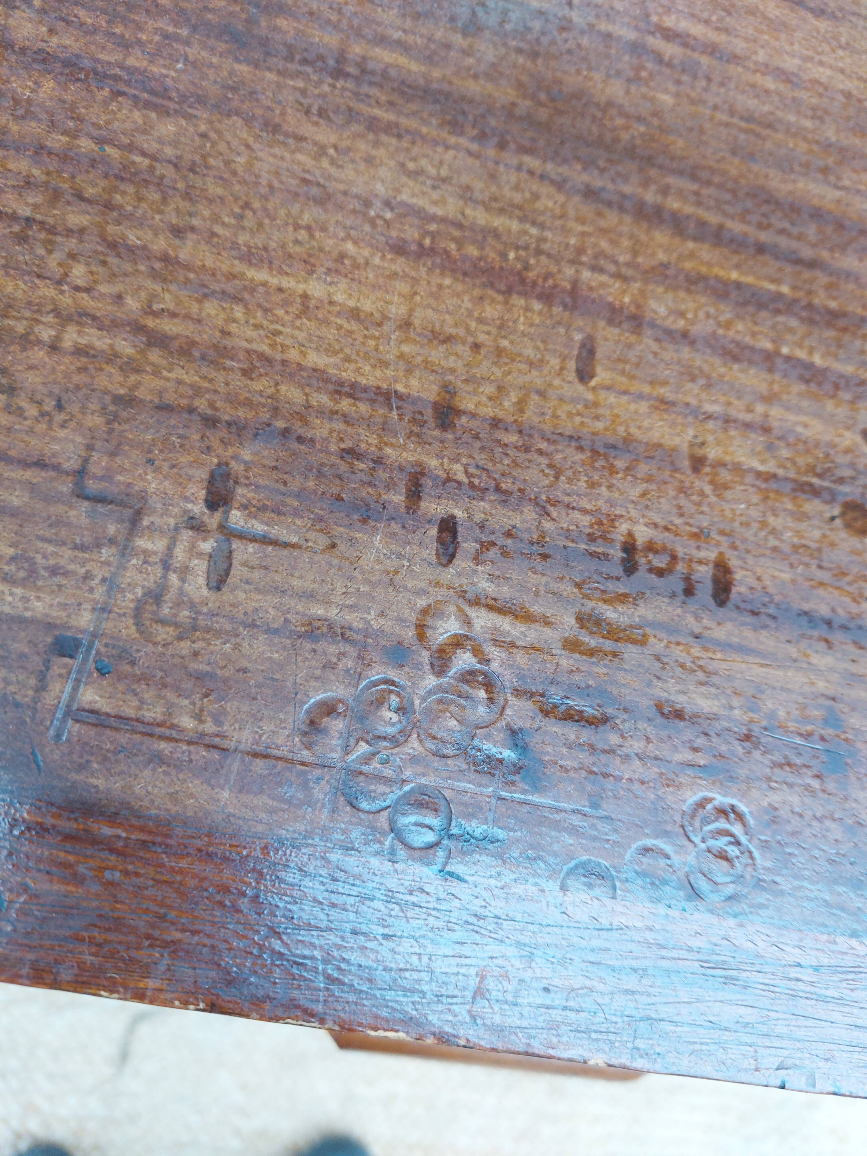 Vintage wooden handle buffet