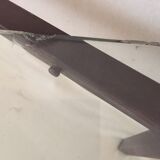 Metal and glass coffee table