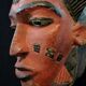 African Art - Authentic Baoulé Protective Passport Mask - 27 cm