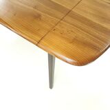 Mid century Ercol beech & elm drop leaf dining table