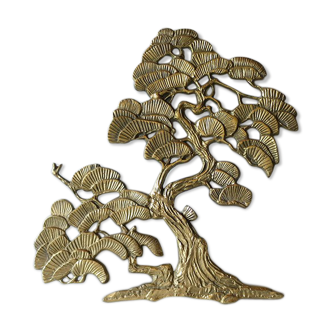 Brass wall sculpture