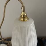 New electrified white Scandinavian pendant lamp