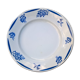 Plate K-G Luneville "Reims" white - blue