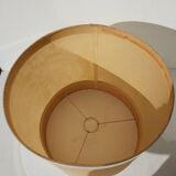 Wood and chrome metal design lamp 70s