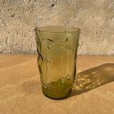 Service orangeade en verre texturé - Made in Italy