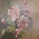 Huile sur toile roses