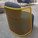 CIDER Ingrid armchair in yellow and blue