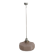 Suspension vintage 1930 verre rose nuagée lustre - 60 cm