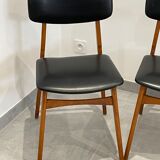 Scandinavian style design chair, set of 3