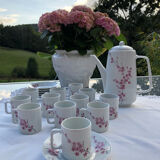 Service à café Myosotis rose