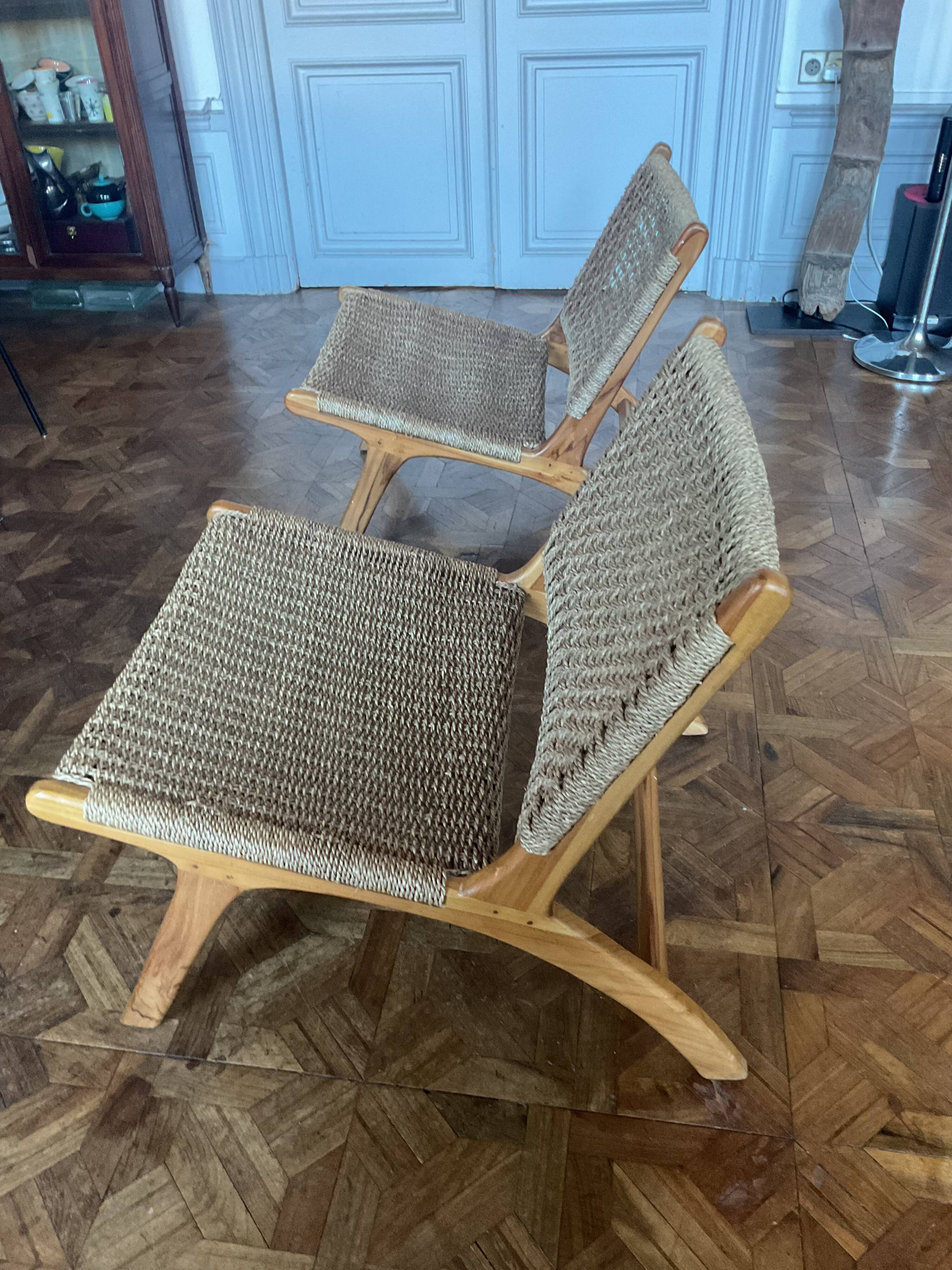 Paires de Chauffeuses Olivier de Schrijver