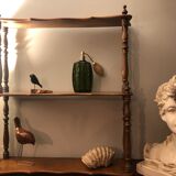 Turned wooden shelf at the end of the 19th century