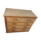 Commode en rotin vintage