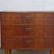 Vintage Scandinavian teak commode from the 1960s.