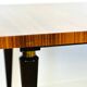 Art Deco dining table varnished in rosewood 1960