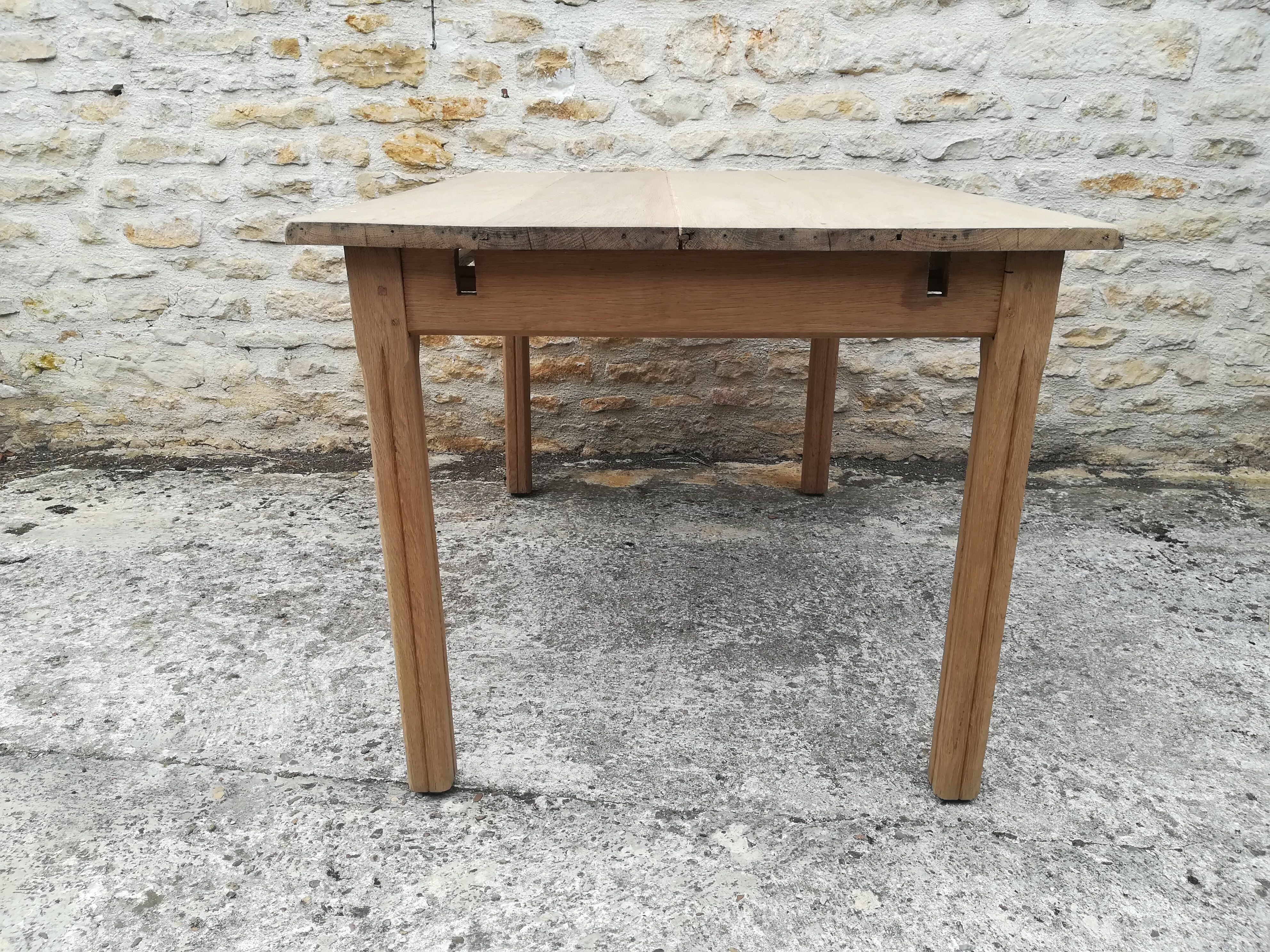 Oak farmhouse table