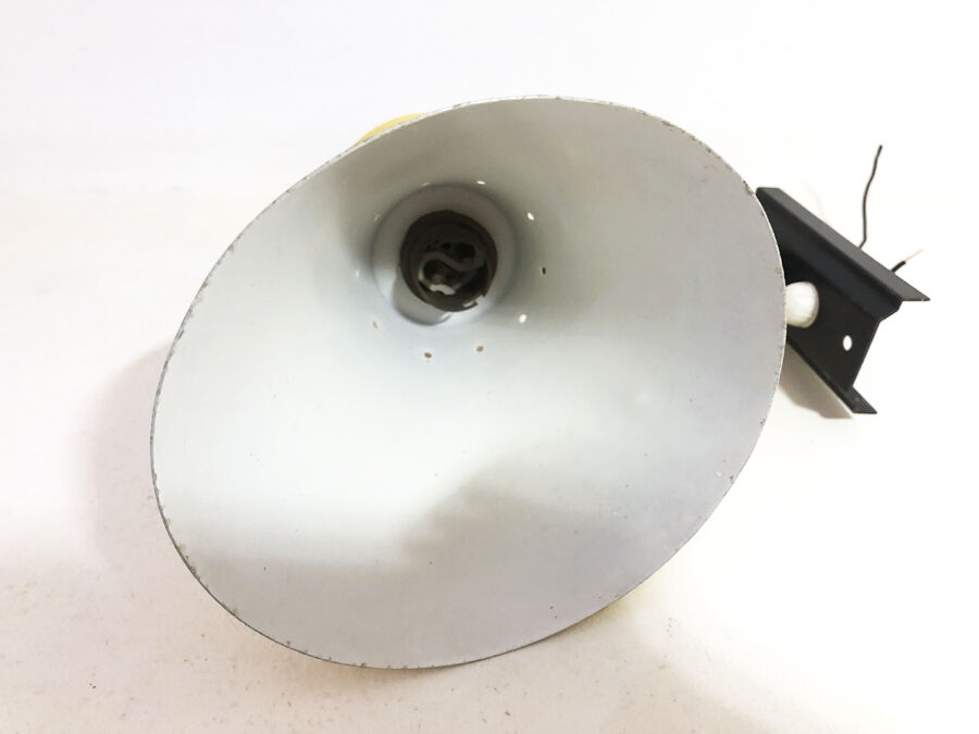 Vintage yellow diabolo wall lamp, 1960