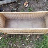 Vintage rattan planter