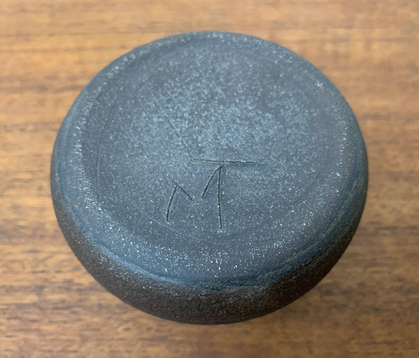 German studio pottery vase from the mid-20th century, 1960s.