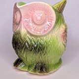 Sarreguemines owl slip pitcher