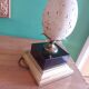 Ostrich egg lamp, Oxford model, Maison Barbier, 70'S