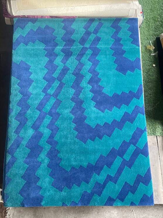 TISCA rug "LEON" in hand-tufted wool – Design by Ulrike Sarvari, France 1990s