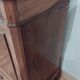 Antique Louis Philippe style bedside table in wood and marble