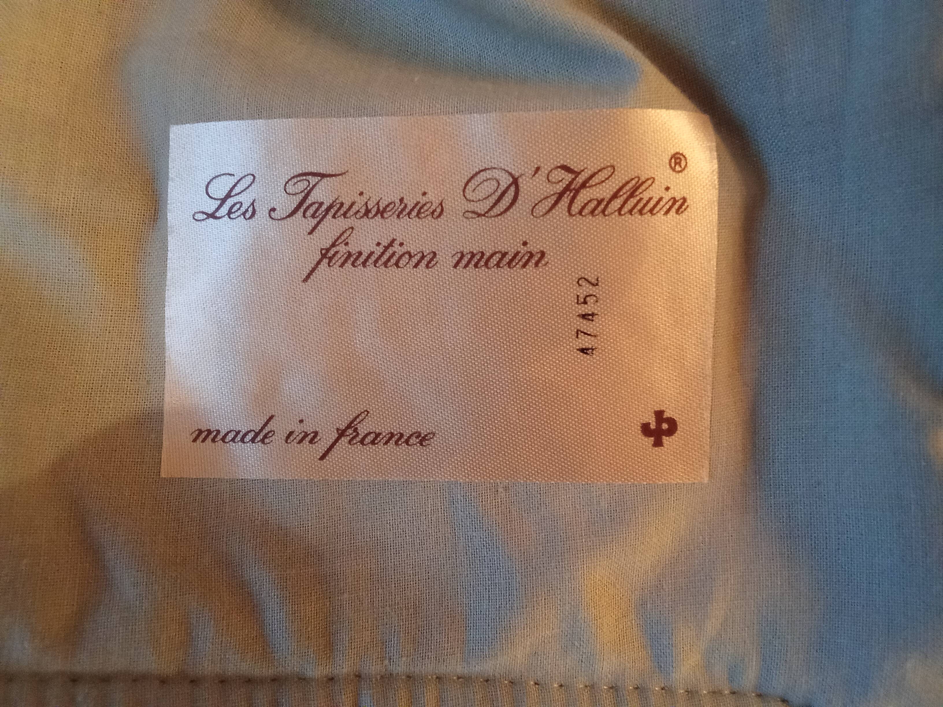 Ancienne tapisserie Halluin la vue la dame à la licorne