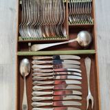 Grande ménagère 12 personnes vintage 51 pièces ARG 008