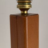 Leather lamp foot Le Tanneur, 1960
