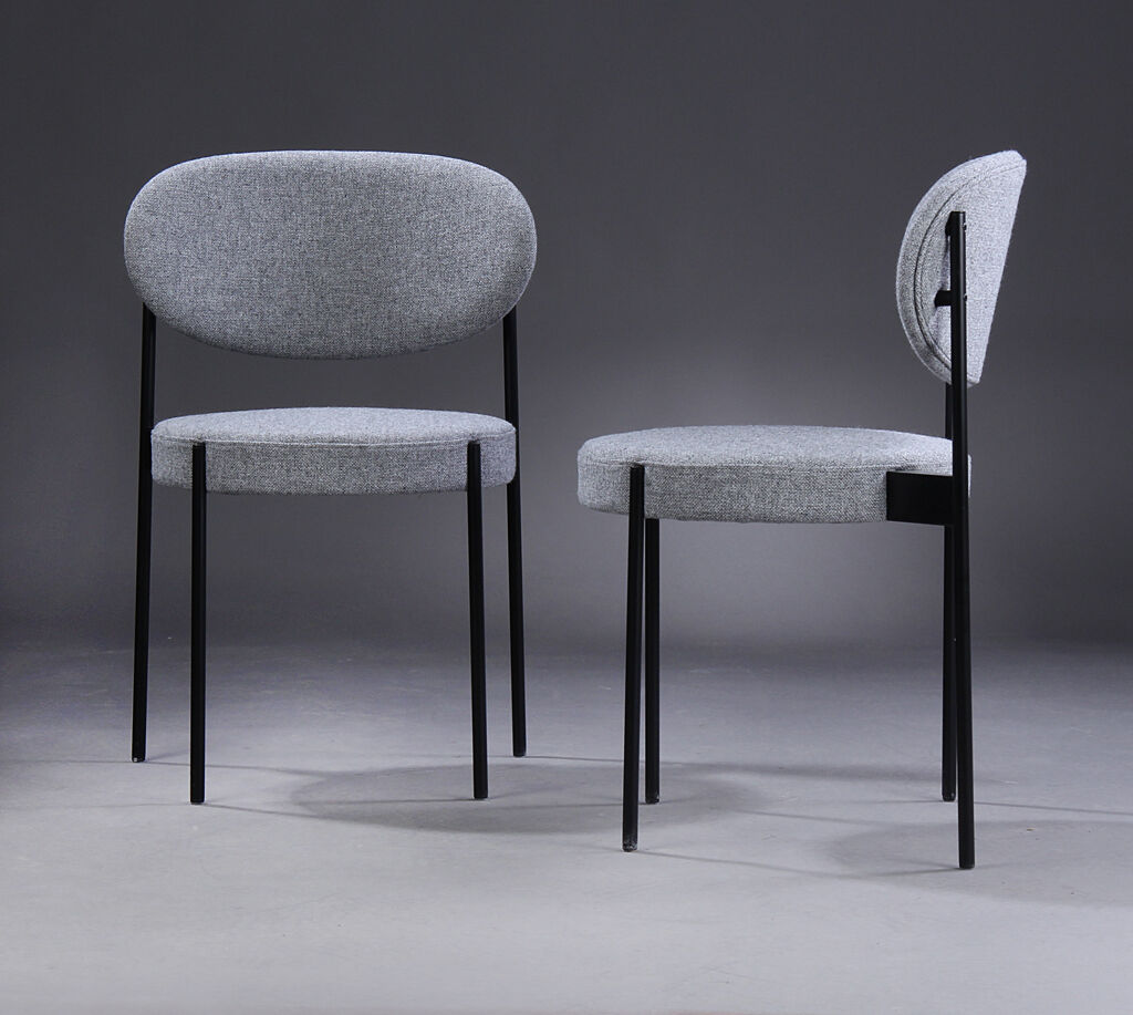 Dining room chairs model 430 by Verner Panton for Verpan