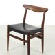 Model W2 Dining Chairs by Hans Wegner, Set of 4