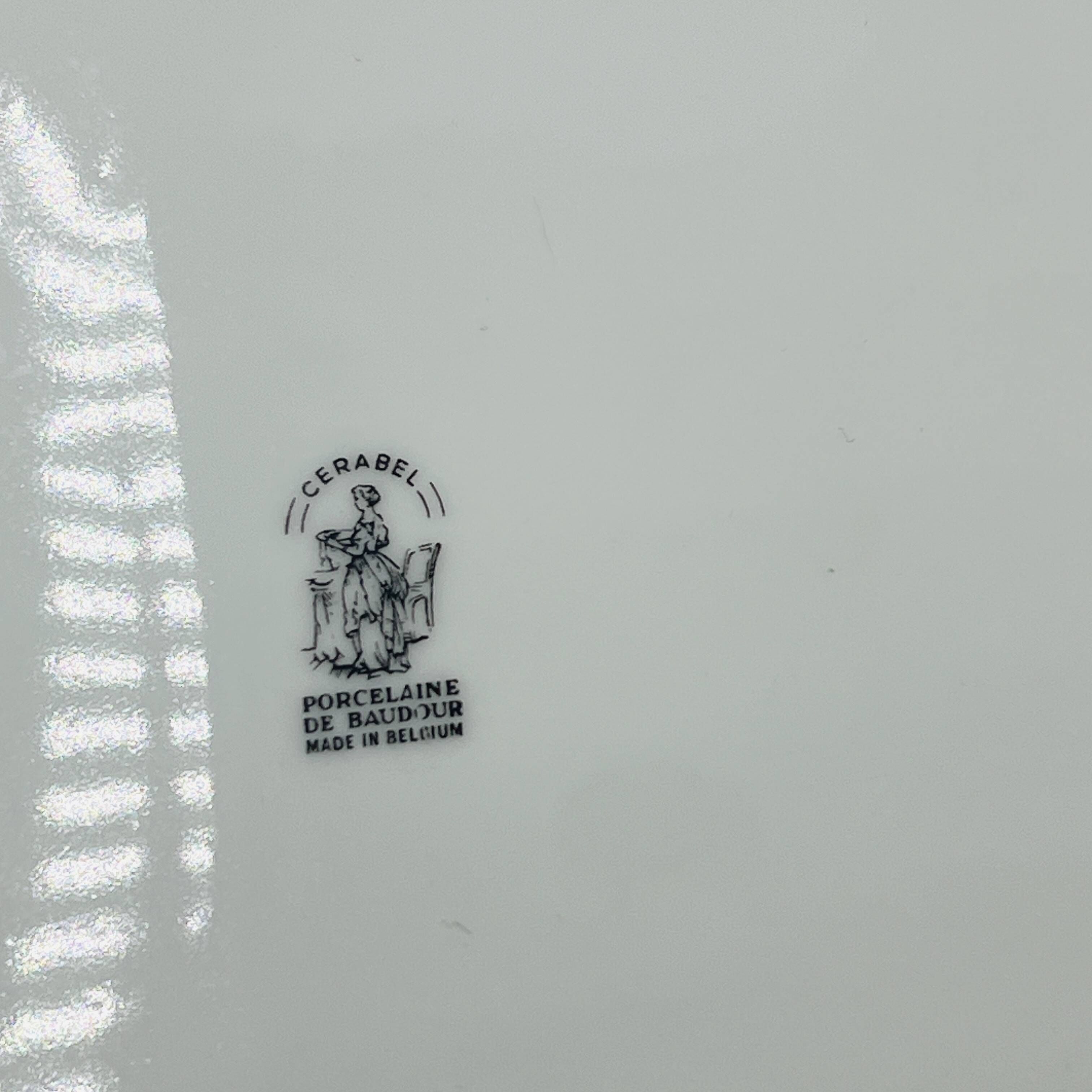 Cerabel Porcelain Plate Woluwe 1963