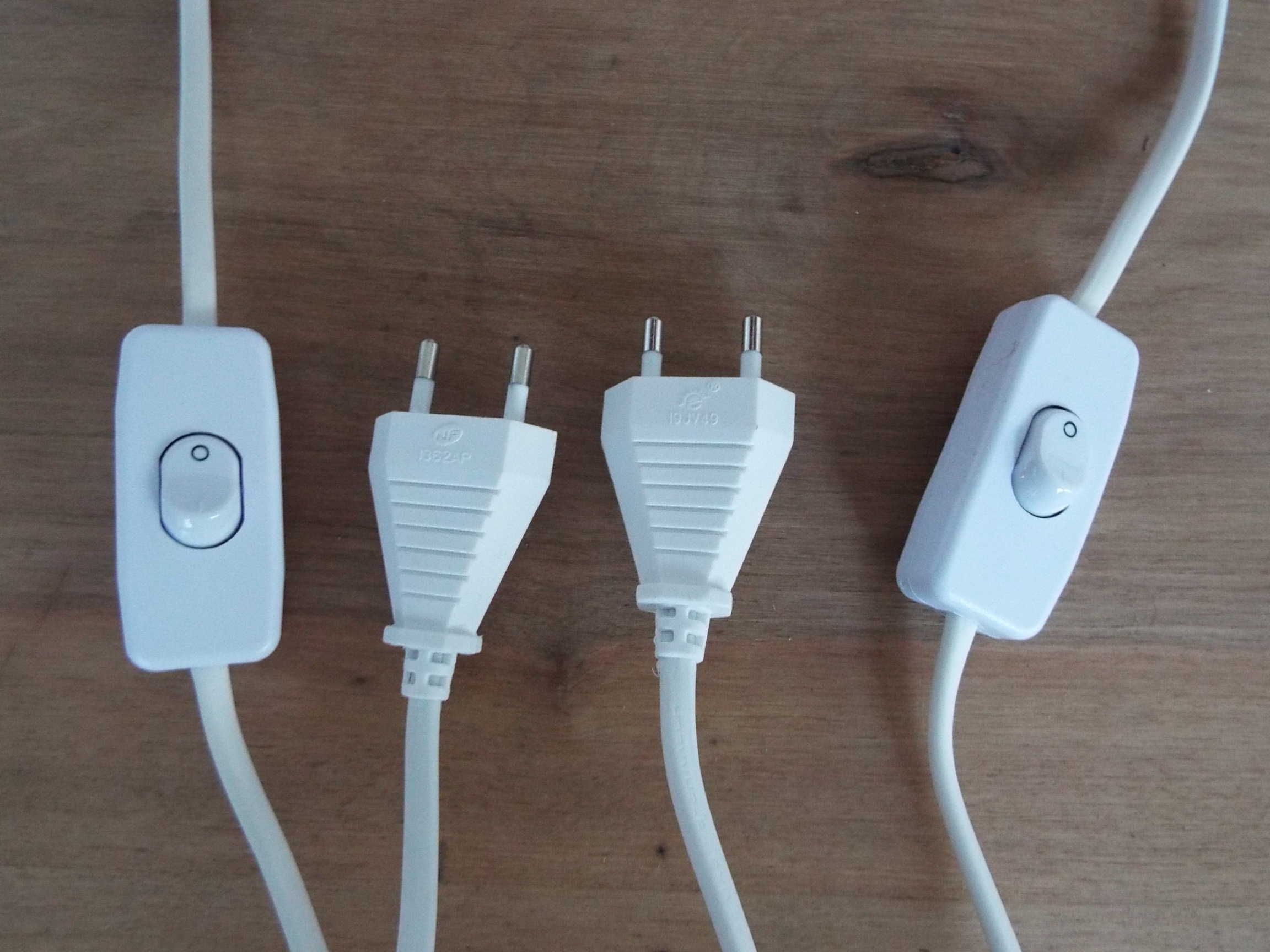 Pair of ceramic lamps