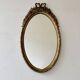 Vintage Oval Gilt Mirror