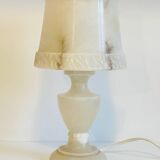 70s natural alabaster lamp