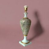 Old large porcelain lamp base - cashmere decor