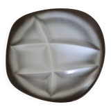 Stoneware fondue plate