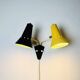 Double Cone Wall Lamp By J.J.M. Hoogervorst For Anvia Nederland, The Netherlands Early 1950S