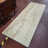 Travertine coffee table