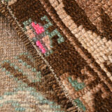 Tapis de porte vintage marron