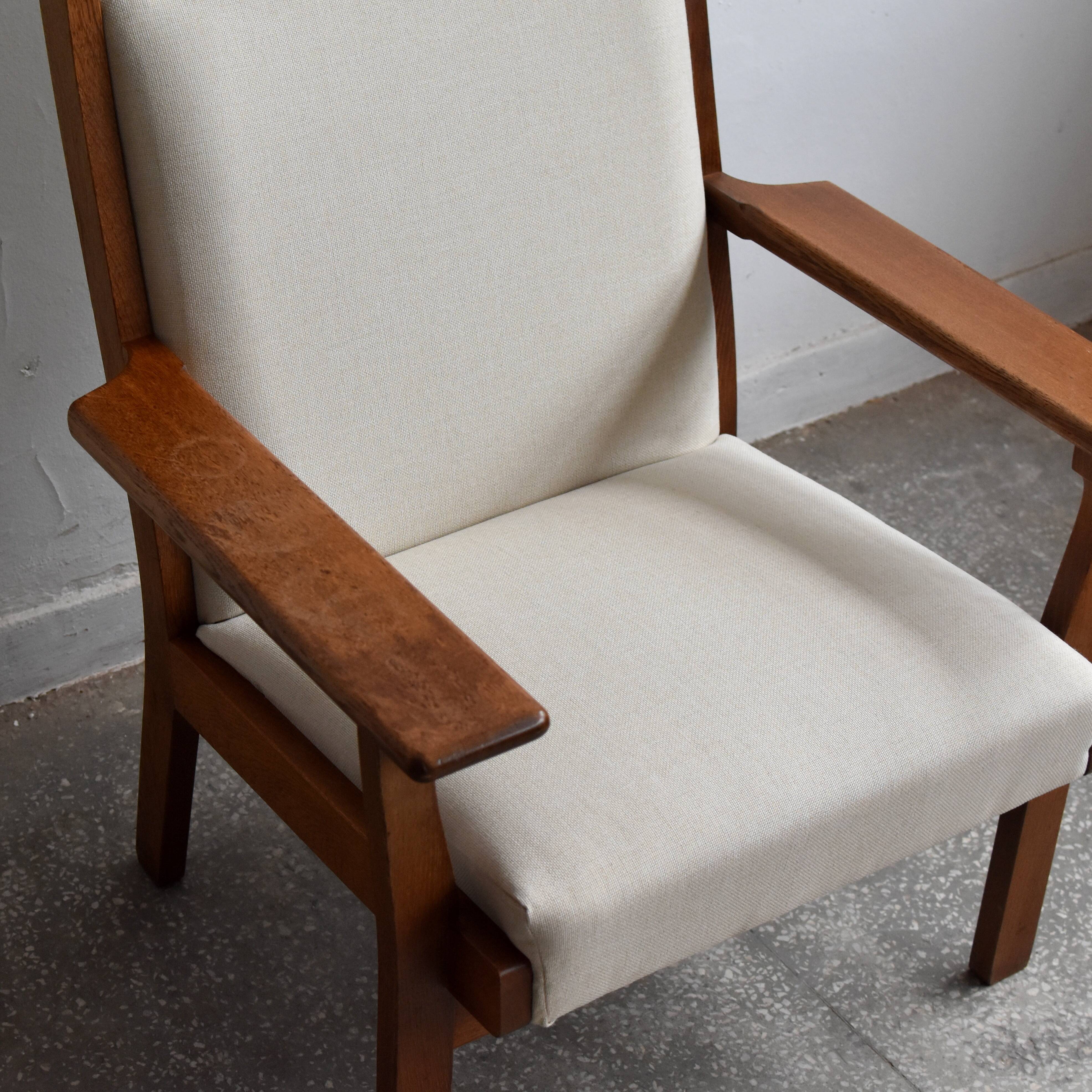 GE181 high back easy chair by Hans Wegner For Getama, 1960's