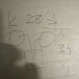 house wall light Lunel France 1950