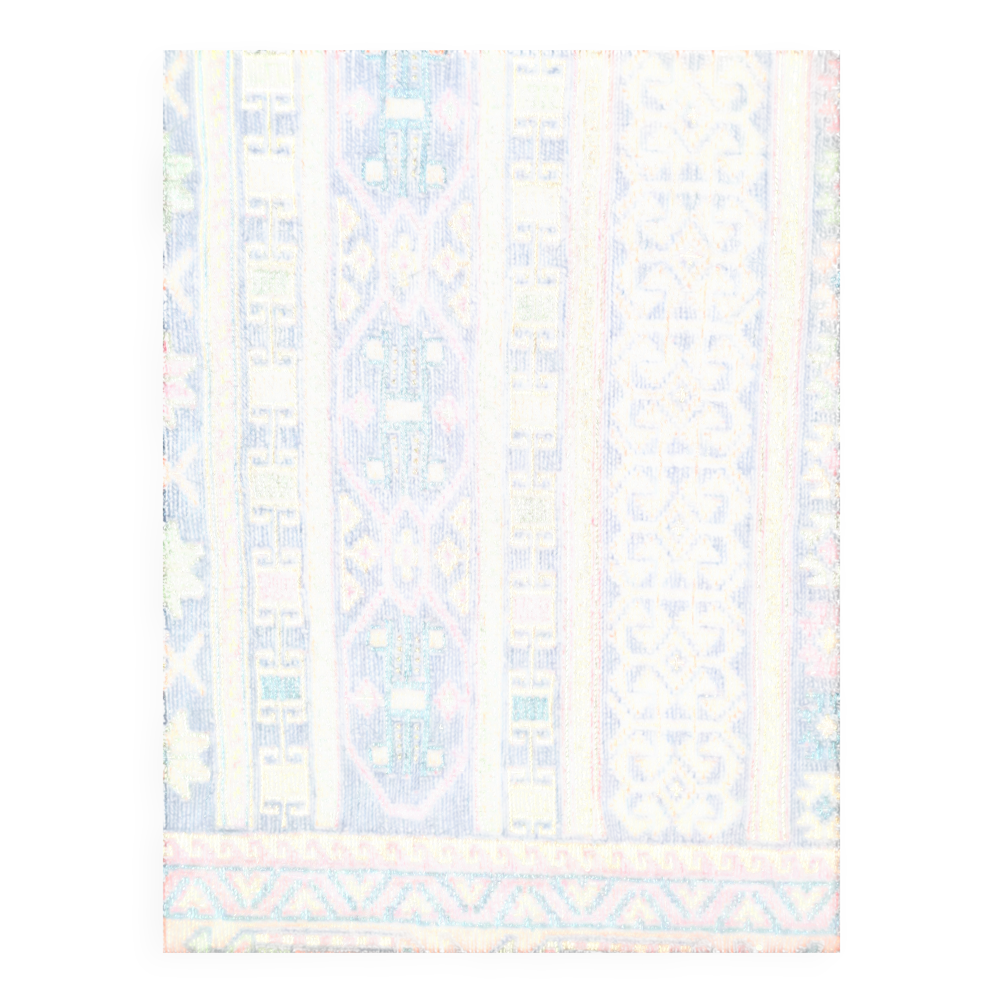 Pair of old Persian kilims Kerman Sirjan Souzani – handmade – te